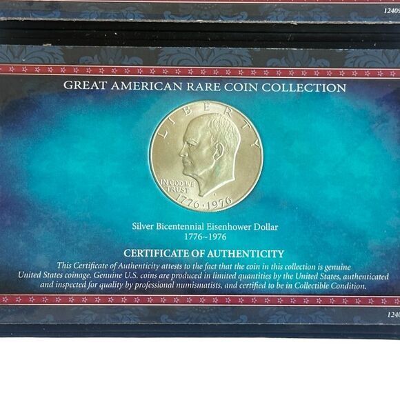 Great American Rare Coin Collection: Silver Bicentennial Eisenhower Dollar - Picture 3 of 4